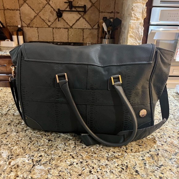 Vince Camuto Snakeskin Weekend Bag - Picture 5 of 12